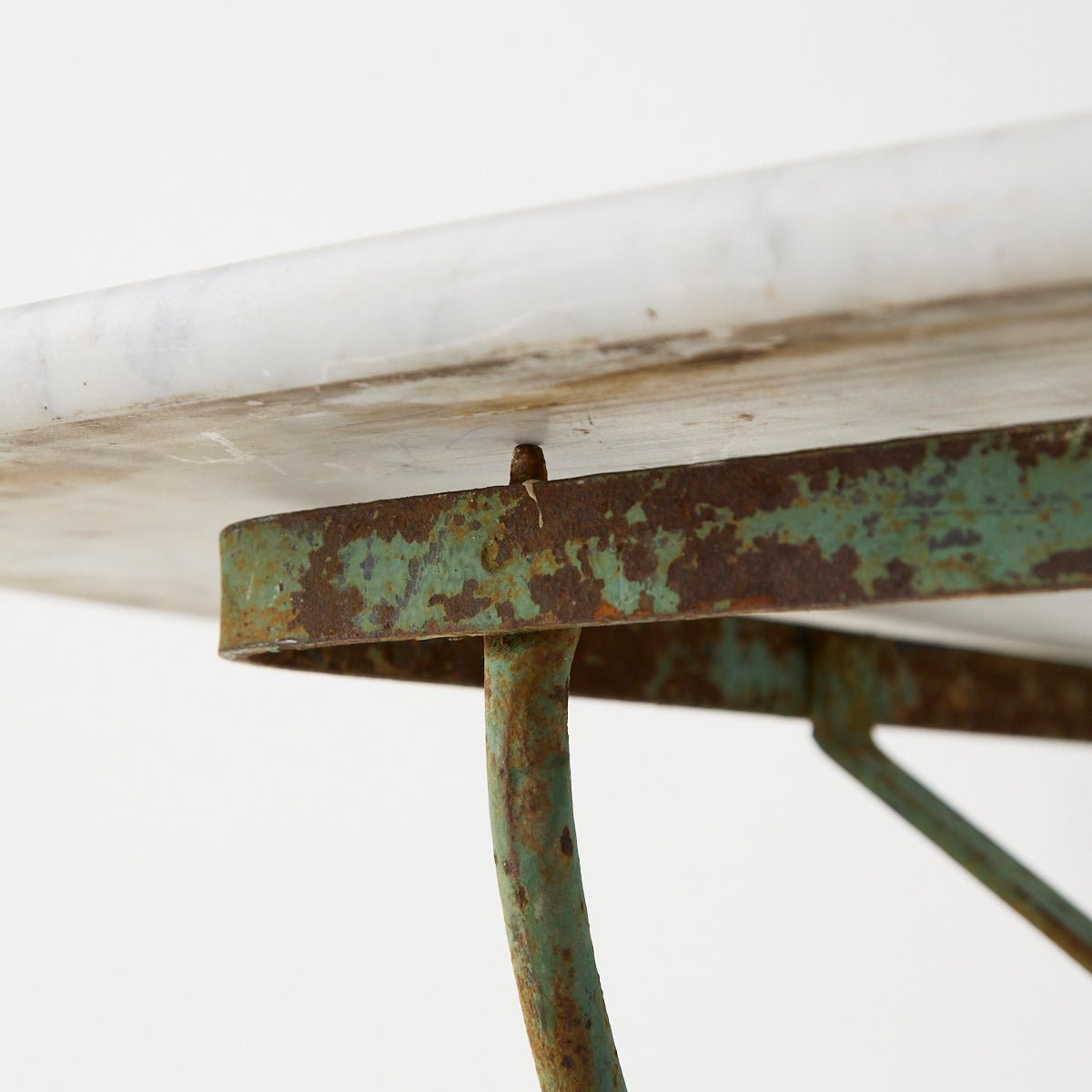 Antique Marble Bistro Table - elsie green - furniture