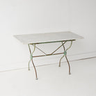 Antique Marble Bistro Table - elsie green - furniture