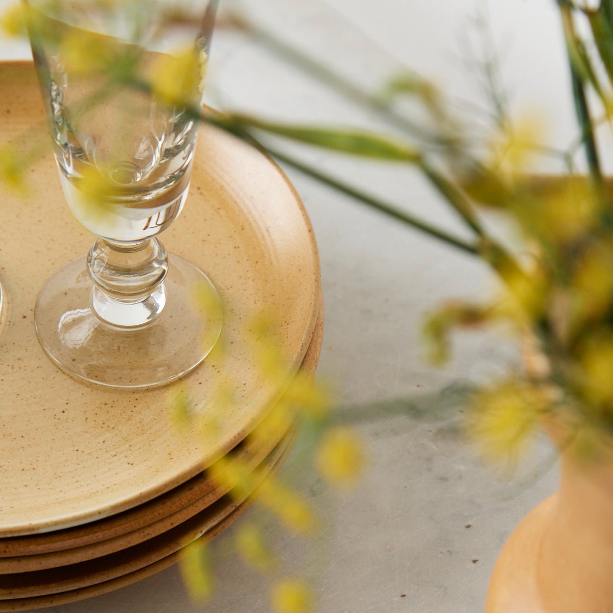 Antique Marble Bistro Table - elsie green - furniture