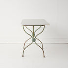 Antique Marble Bistro Table - elsie green - furniture