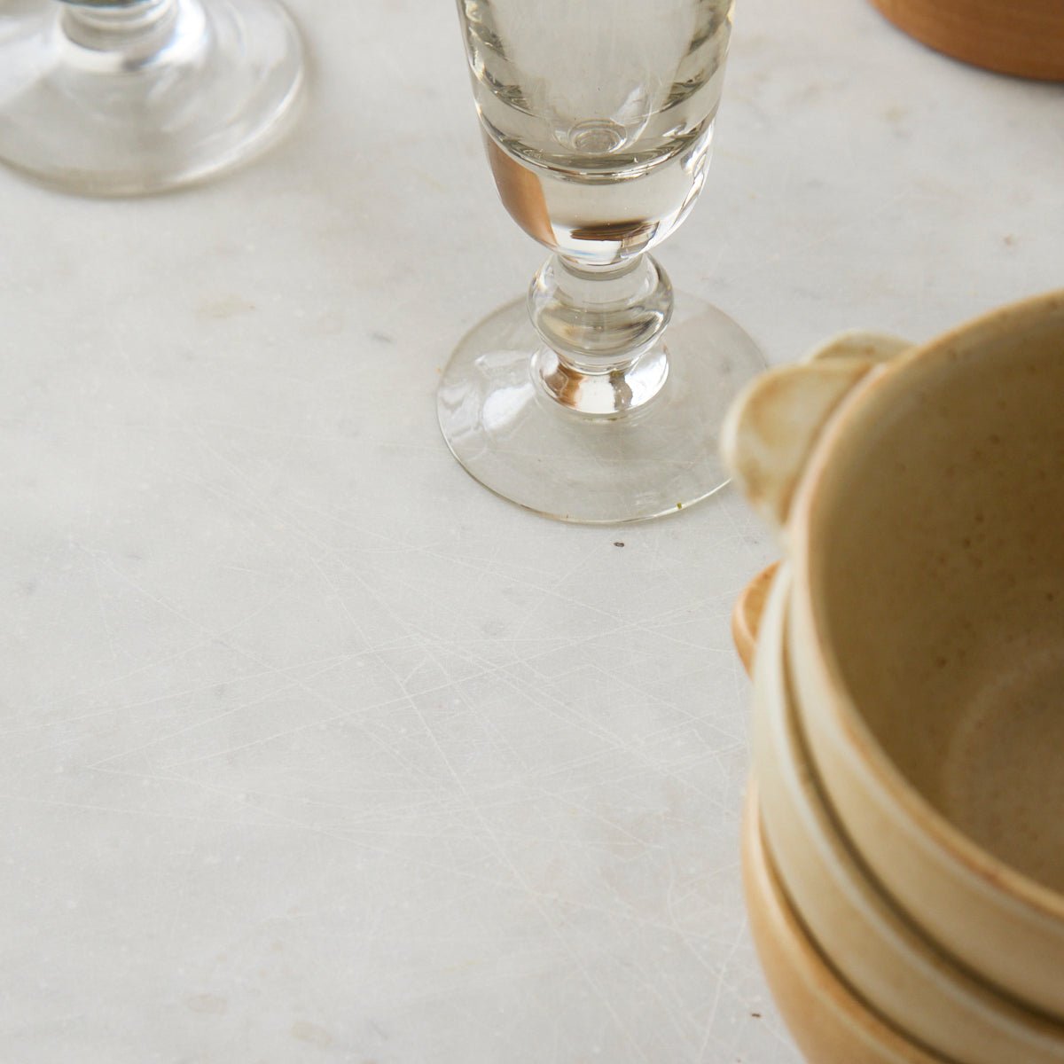 Antique Marble Bistro Table - elsie green - furniture