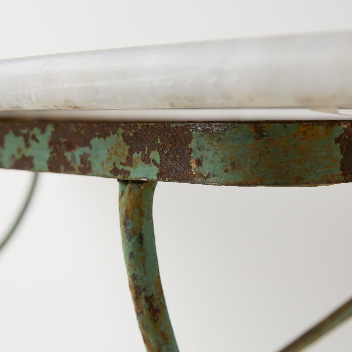 Antique Marble Bistro Table - elsie green - furniture