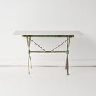Antique Marble Bistro Table - elsie green - furniture