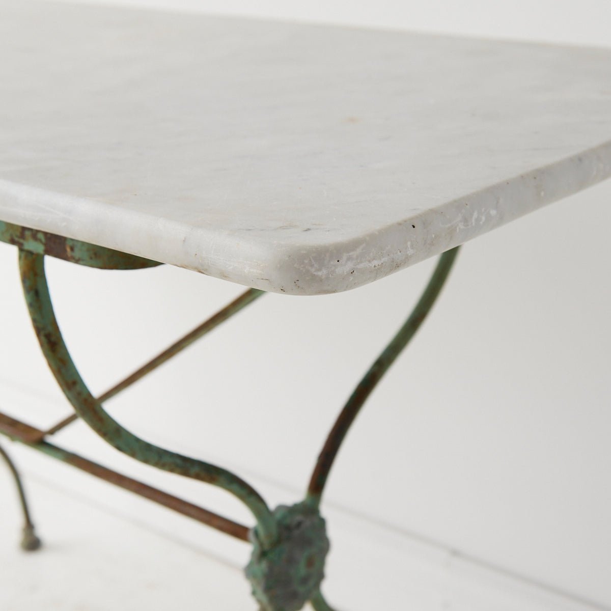 Antique Marble Bistro Table - elsie green - furniture
