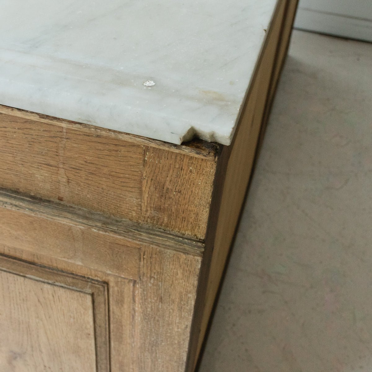 Antique Marble Buffet - elsie green - furniture