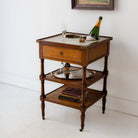 Antique Marble Champagne Table - elsie green - furniture