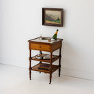 Antique Marble Champagne Table - elsie green - furniture