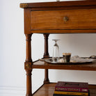 Antique Marble Champagne Table - elsie green - furniture