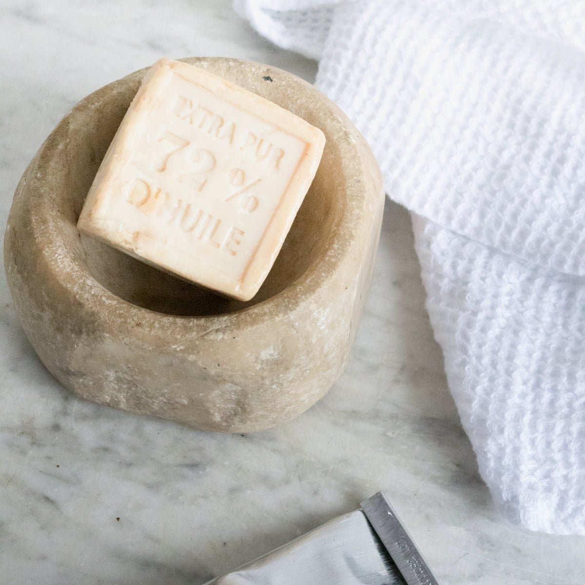 Antique Marble Mortar - elsie green - decor