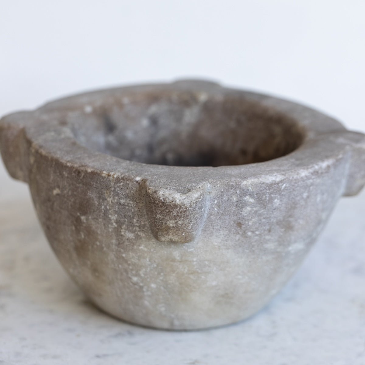 Antique Marble Mortar - elsie green - The French Kitchen