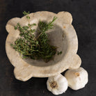 Antique Marble Mortar - elsie green - the french kitchen
