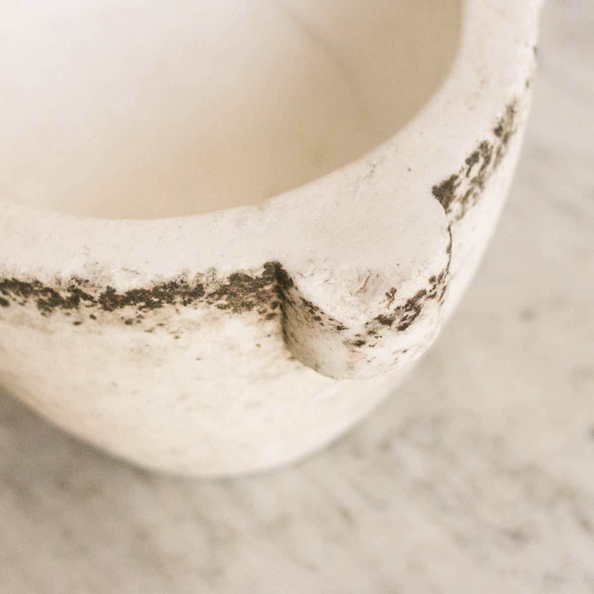 Antique Marble Mortar - elsie green - The French Kitchen