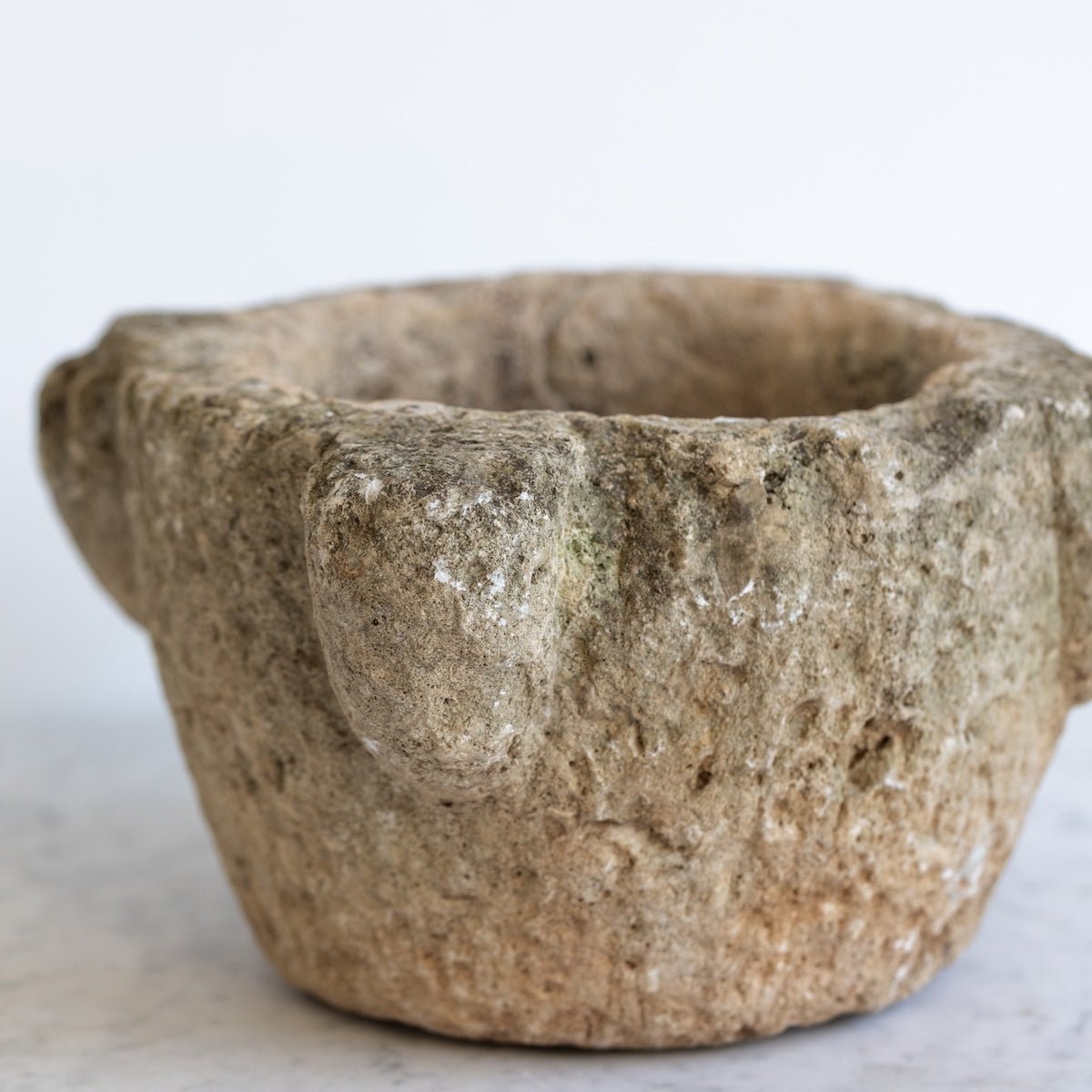 Antique Marble Mortar - elsie green - The French Kitchen