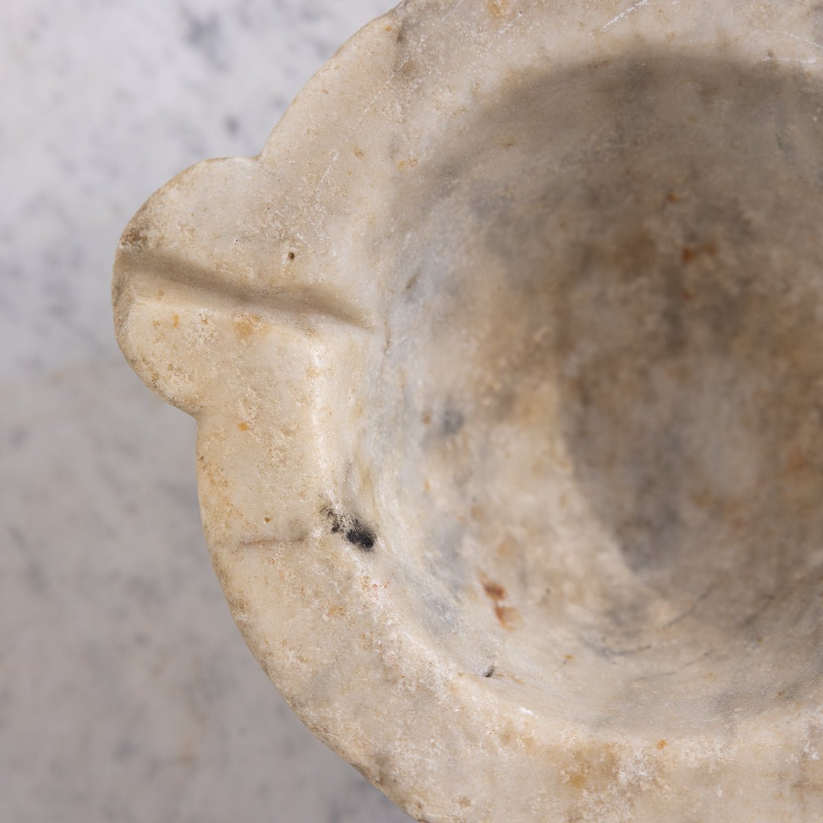 Antique Marble Mortar - elsie green - the french kitchen