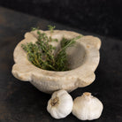 Antique Marble Mortar - elsie green - the french kitchen