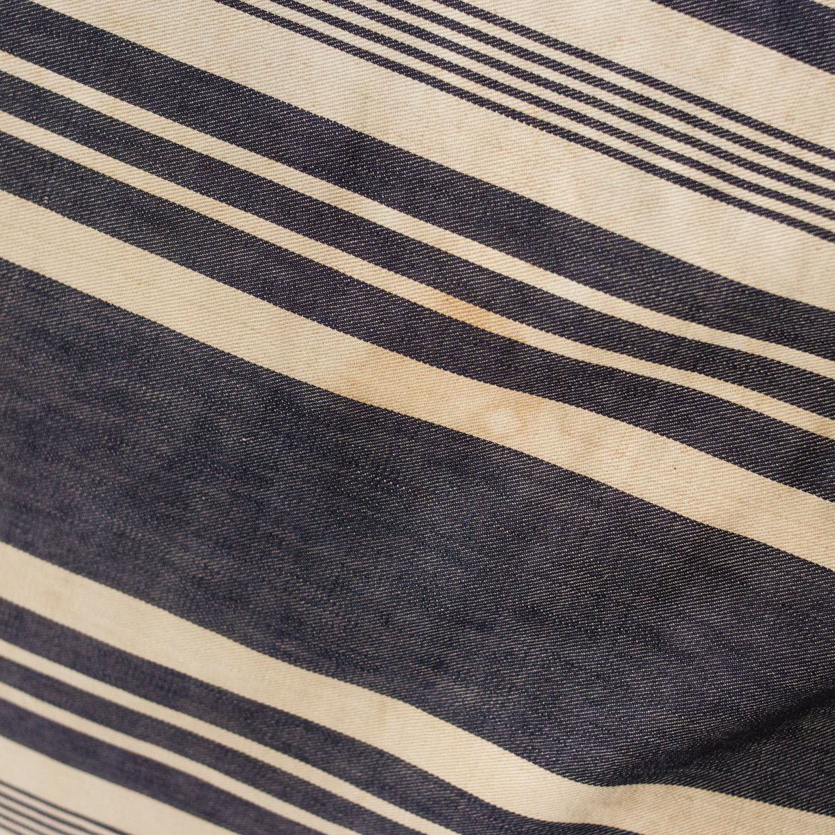 Antique Mattress Ticking Pillow - elsie green - textiles