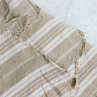 Antique Mattress Ticking - elsie green - Textiles