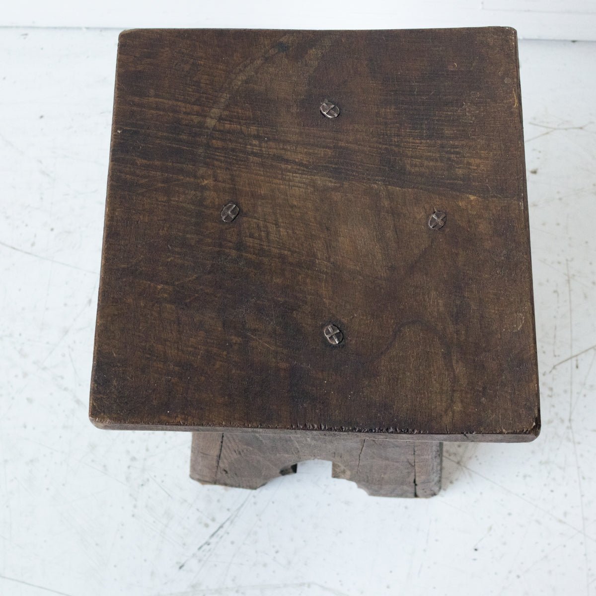 Antique Monastery Stool - elsie green - furniture