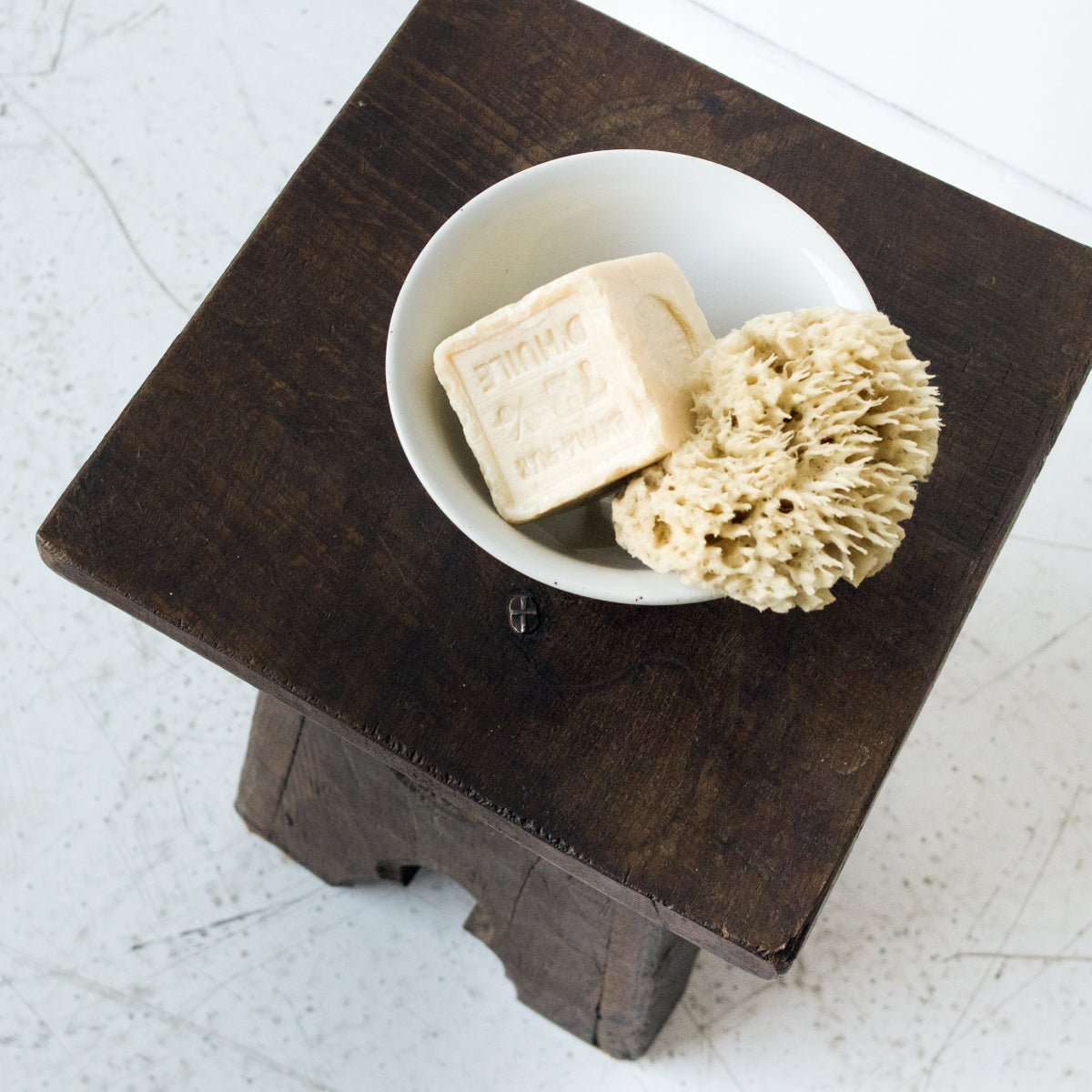 Antique Monastery Stool - elsie green - furniture