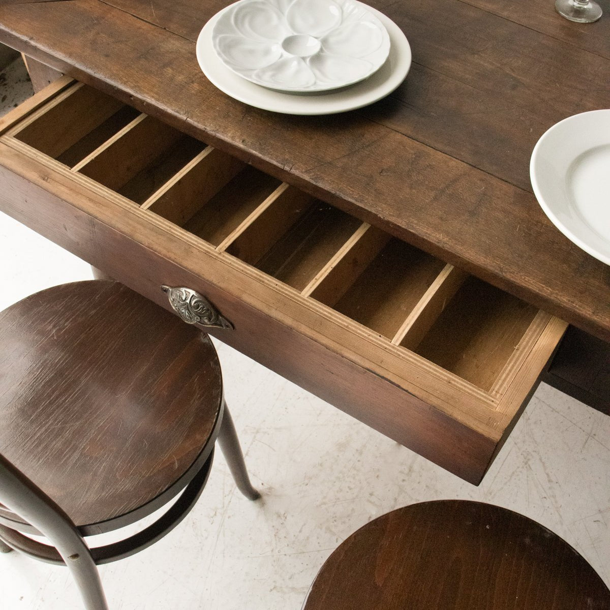 Antique Monastery Table - elsie green - furniture