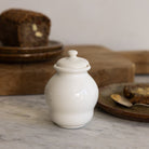 Antique Mustard Pot with Silver Spoon - elsie green - the french kitchen
