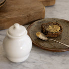 Antique Mustard Pot with Silver Spoon - elsie green - the french kitchen