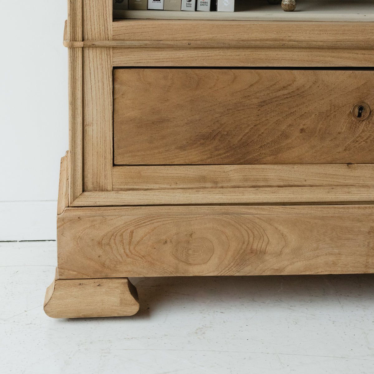 Antique Oak Cabinet - elsie green - furniture