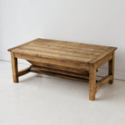 Antique Oak Coffee Table - elsie green - furniture