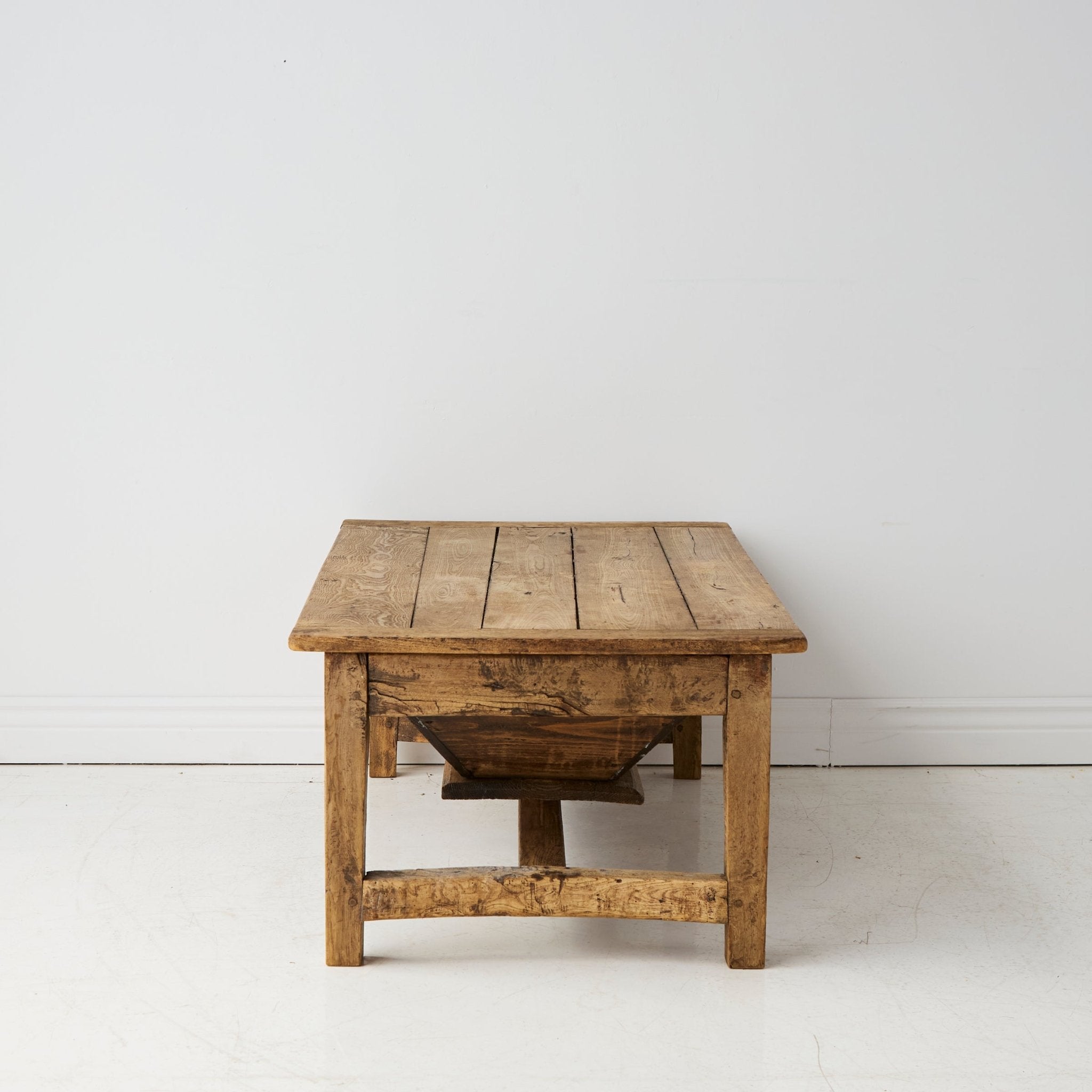 Antique Oak Coffee Table - elsie green - furniture