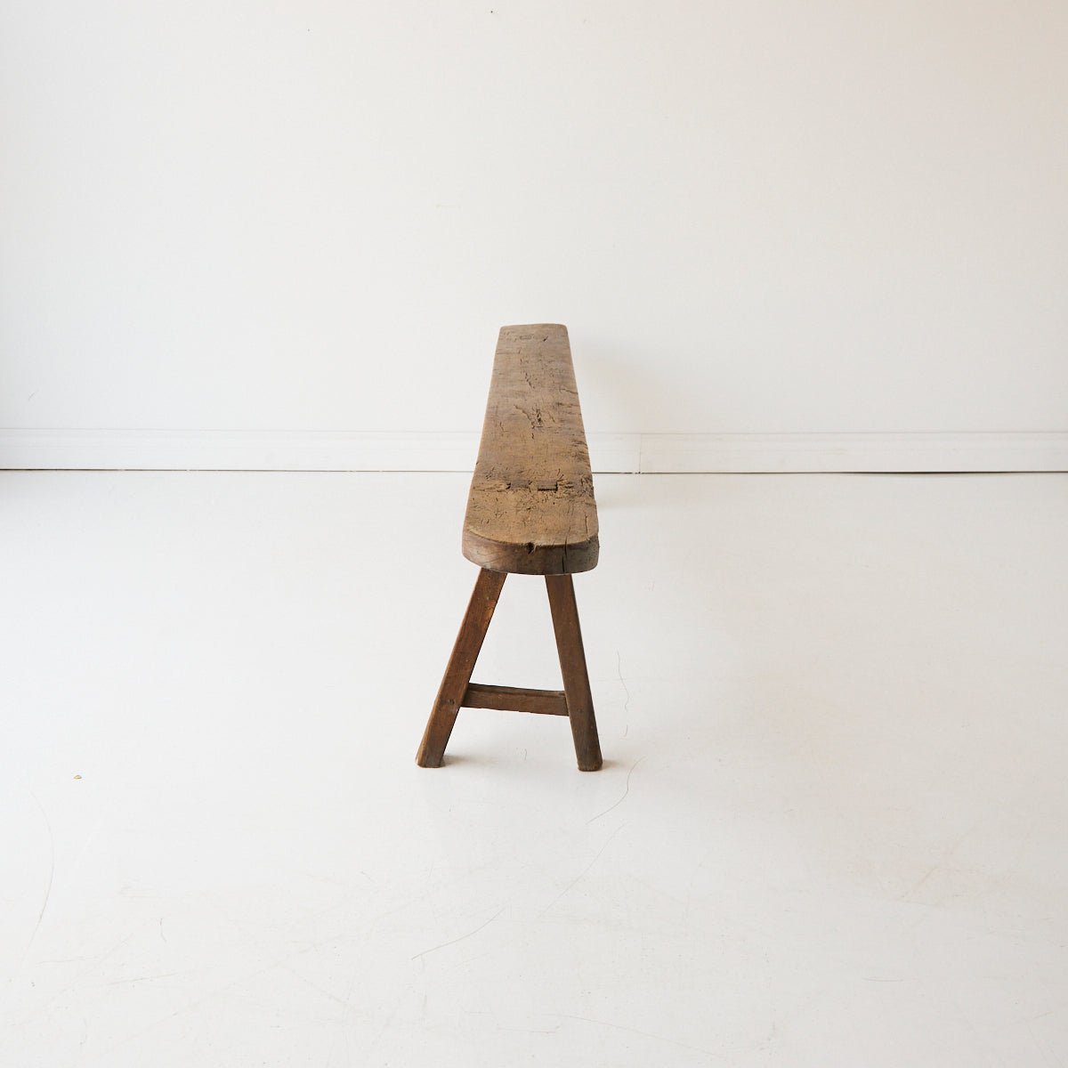 Antique Oak Farm Bench - elsie green - furniture