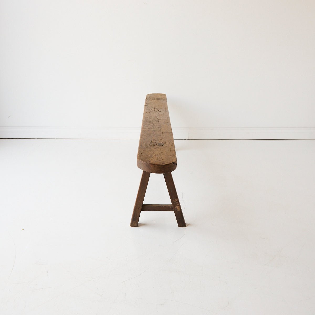 Antique Oak Farm Bench - elsie green - furniture