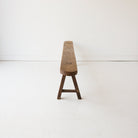 Antique Oak Farm Bench - elsie green - furniture