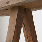Antique Oak Farm Bench - elsie green - furniture