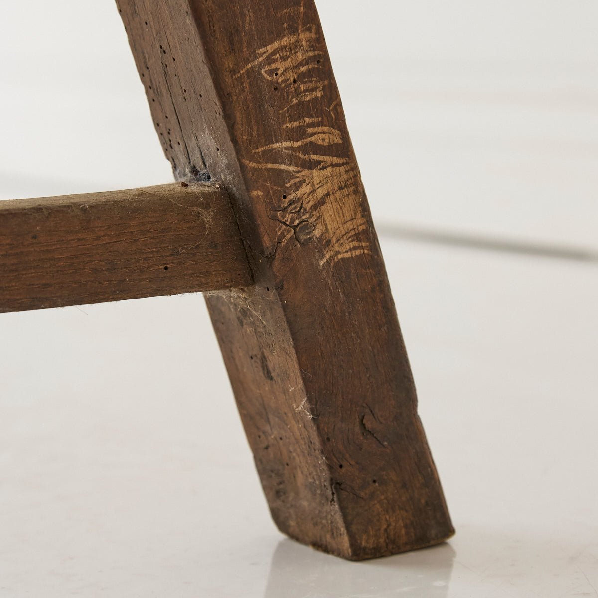 Antique Oak Farm Bench - elsie green - furniture