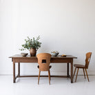 Antique Oak Farm Table - elsie green - furniture