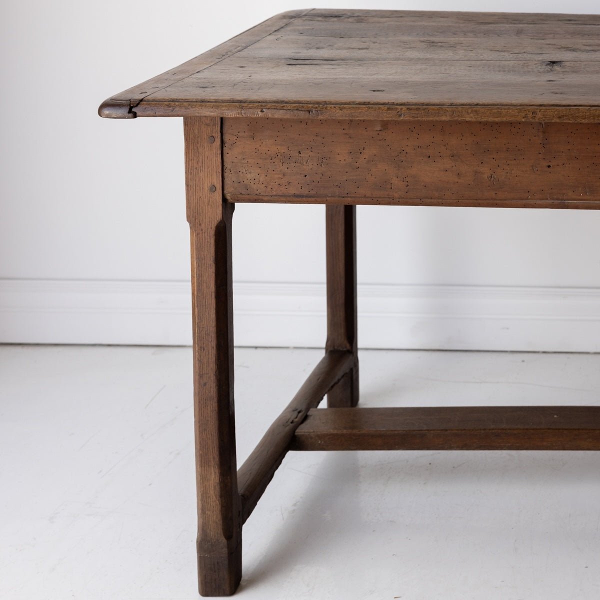 Antique Oak Farm Table - elsie green - furniture