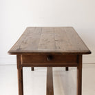 Antique Oak Farm Table - elsie green - furniture