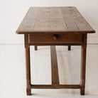 Antique Oak Farm Table - elsie green - furniture