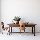 Antique Oak Farm Table - elsie green - furniture
