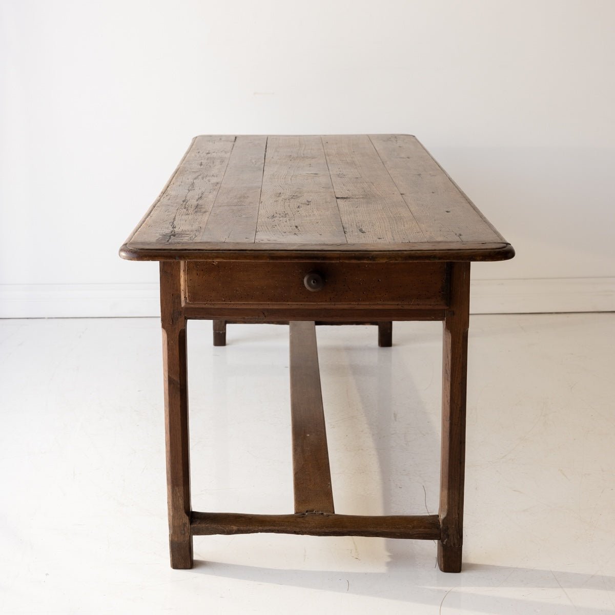 Antique Oak Farm Table - elsie green - furniture