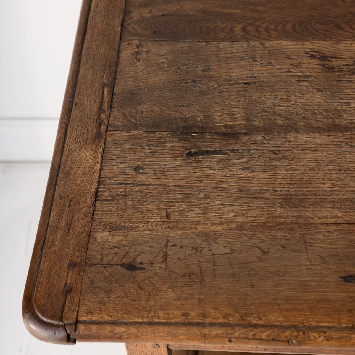 Antique Oak Farm Table - elsie green - furniture
