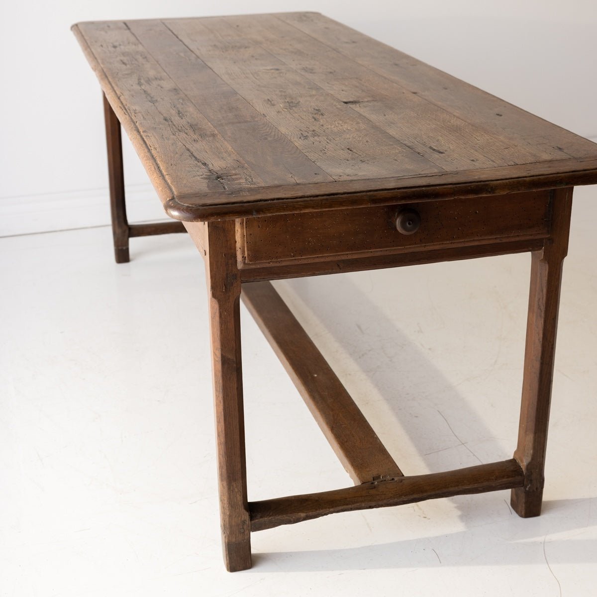 Antique Oak Farm Table - elsie green - furniture