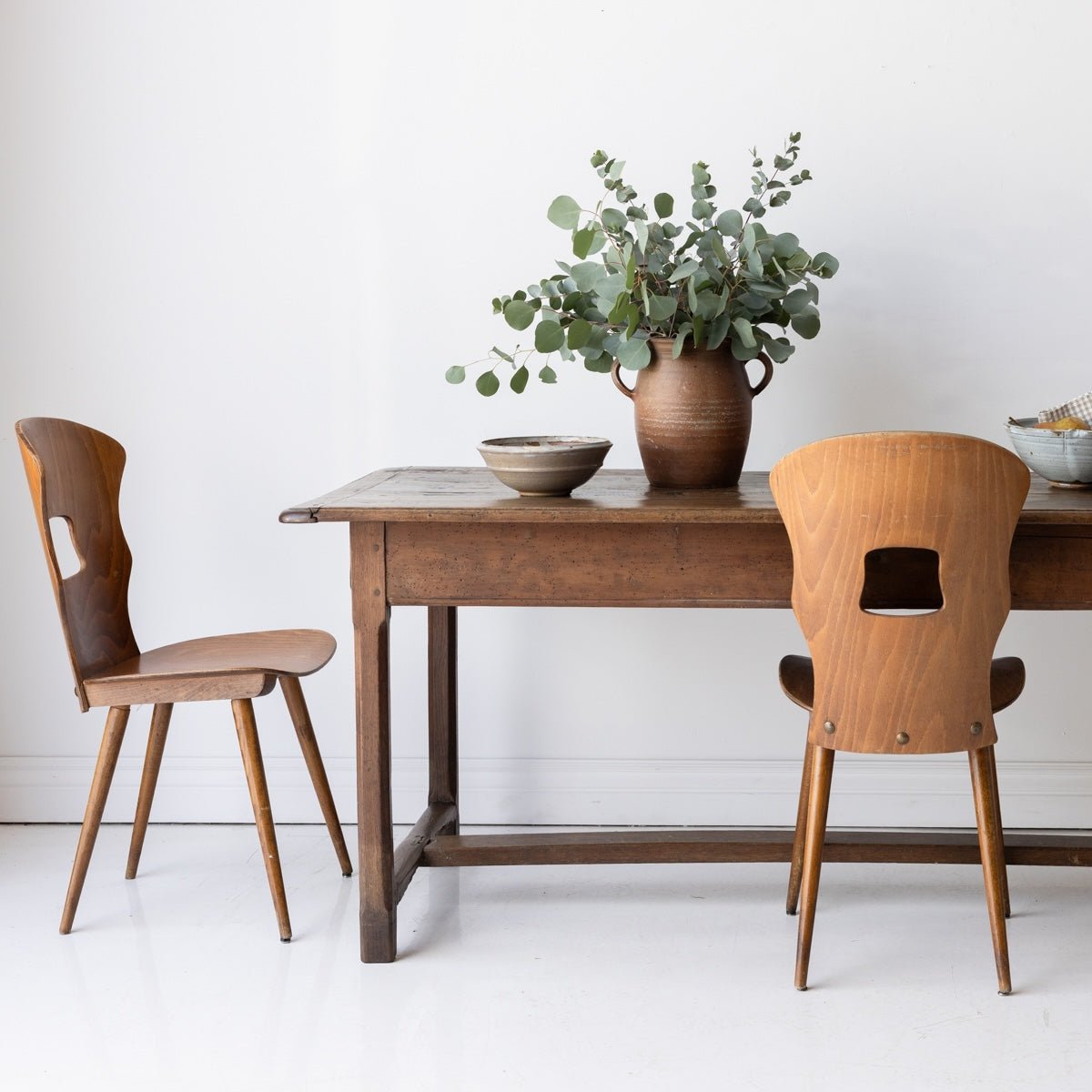 Antique Oak Farm Table - elsie green - furniture