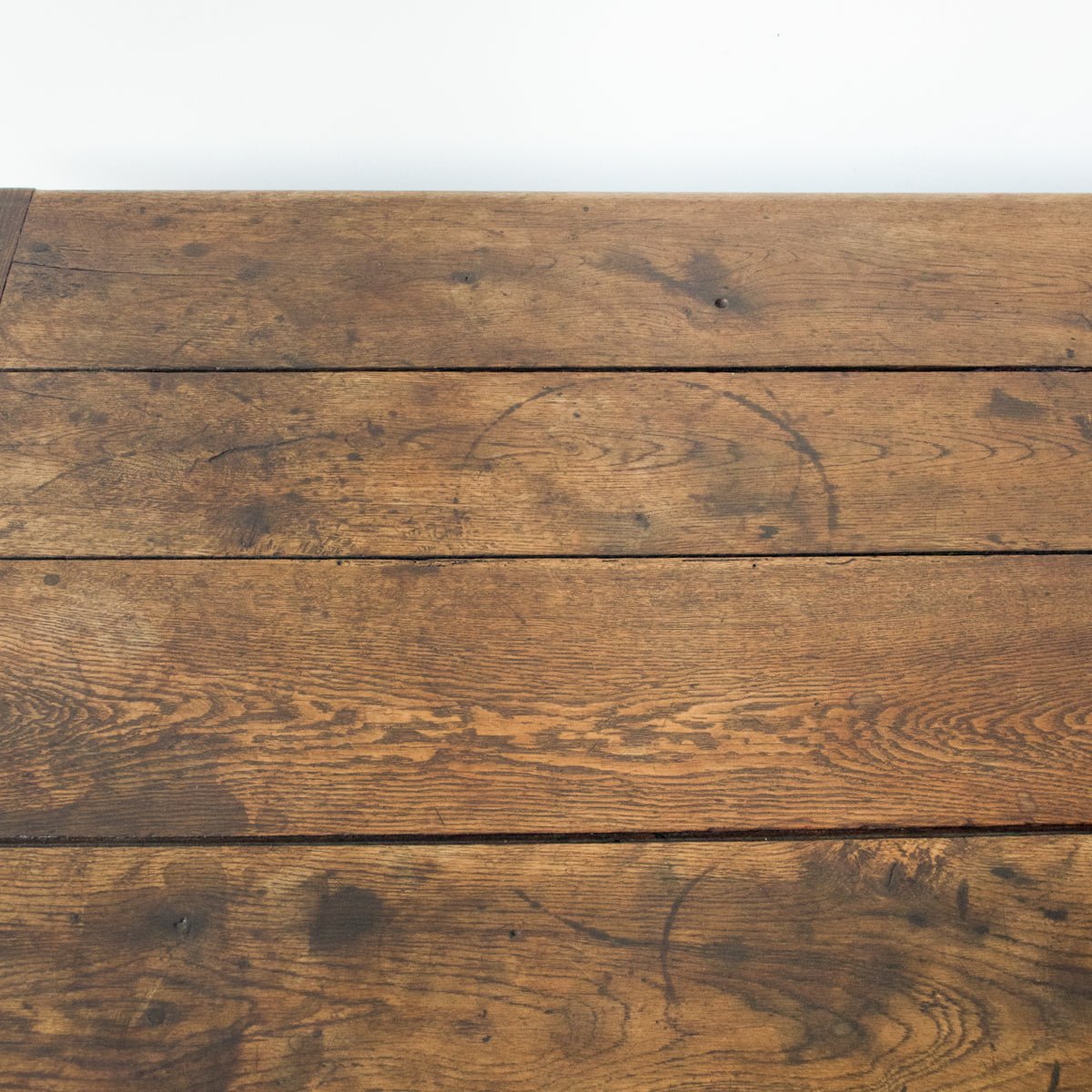 Antique Oak Farmhouse Coffee Table - elsie green - furniture