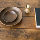 Antique Oak Farmhouse Coffee Table - elsie green - furniture