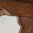 Antique Oak Monastery Table - elsie green - furniture