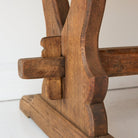 Antique Oak Monastery Table - elsie green - furniture