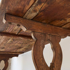 Antique Oak Monastery Table - elsie green - furniture
