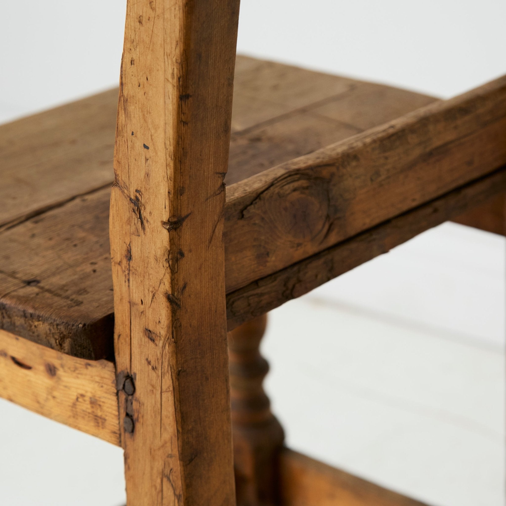 Antique Oak Nun's Chair - elsie green - furniture