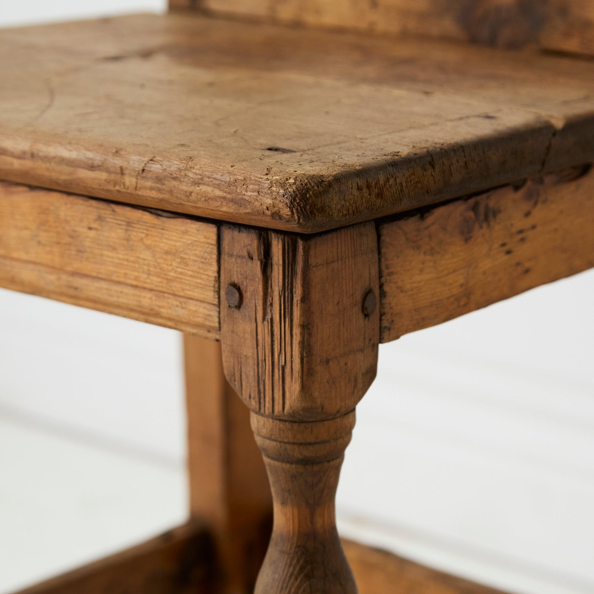 Antique Oak Nun's Chair - elsie green - furniture